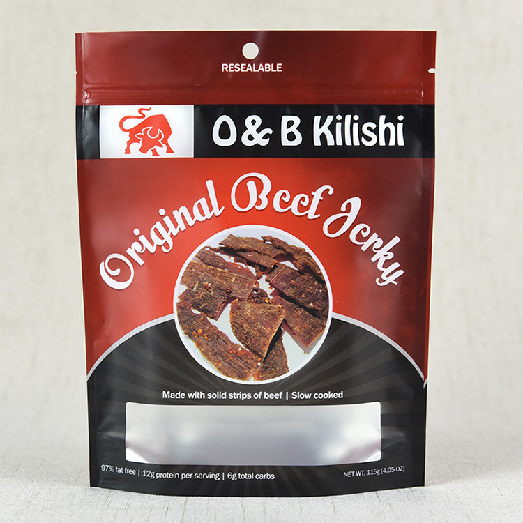 手撕牛肉干直立拉鏈包裝袋 手撕牛肉干直立拉鏈包裝袋